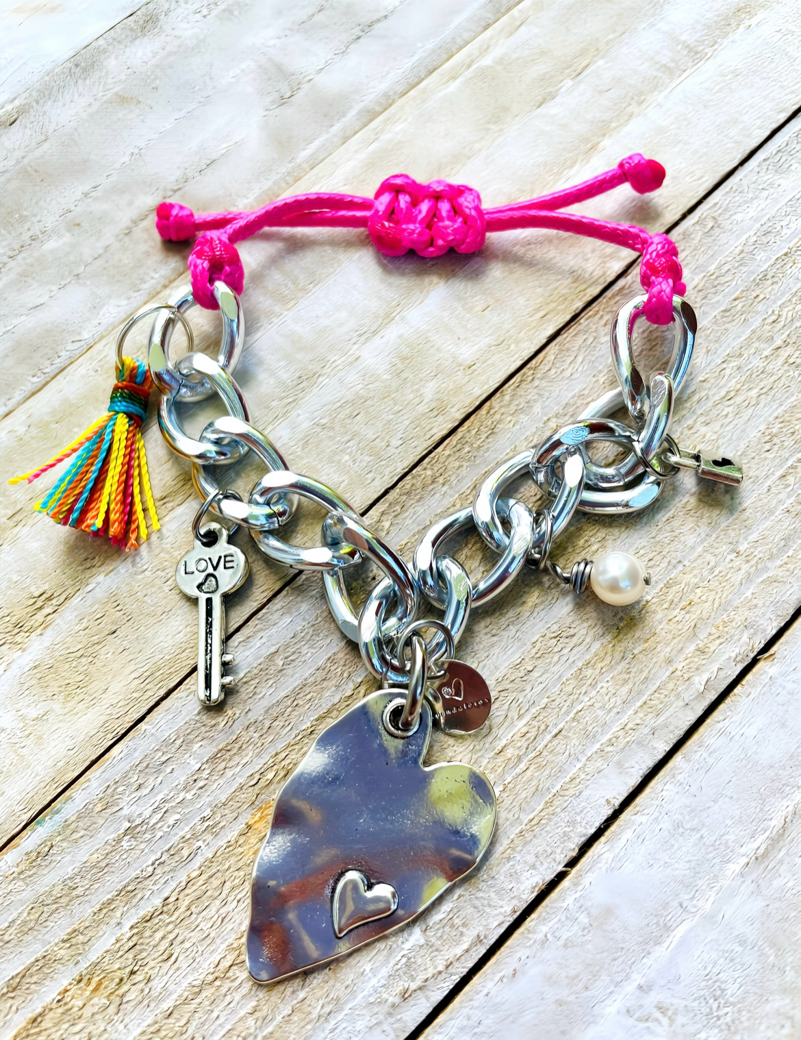 Pulsera Ajustable: Love & Rainbows