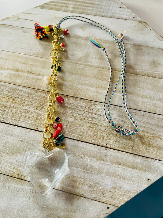 Collar One of a Kind: Joyful Heart Blue