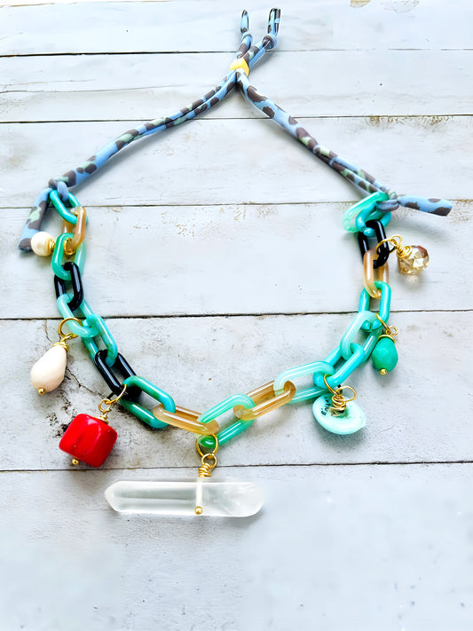 Collar Ajustable: Stone Fiesta