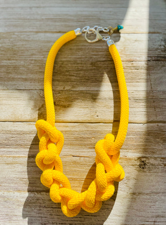 Collar Soga/ Amarillo