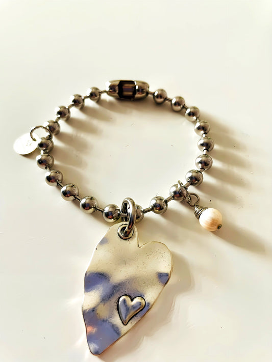 Pulsera: Silver Love