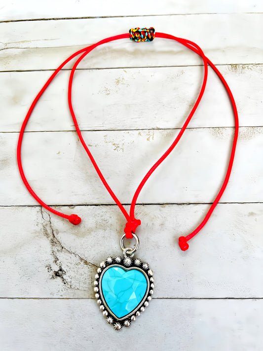 Collar Ajustable: Hippie Heart